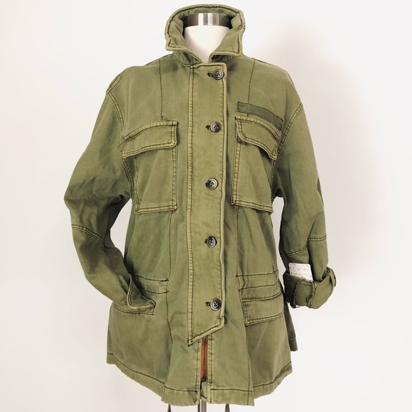 Free People Military Inspired Army Jacket - Picture 5 of 9